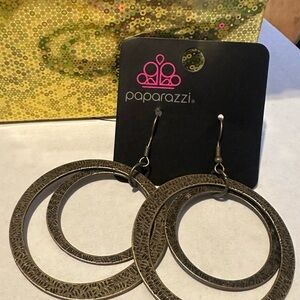 Paparazzi Brass Hoop Earrings